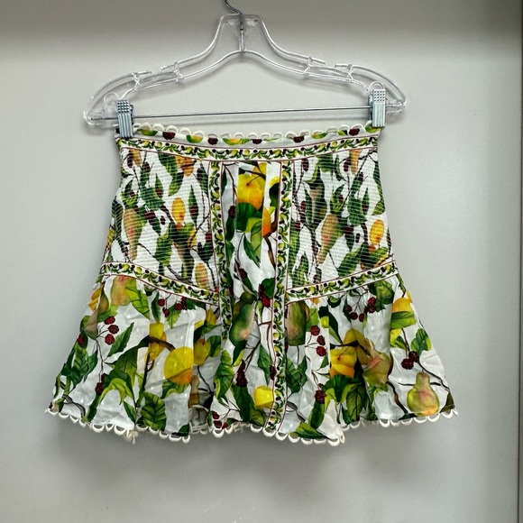 Farm Rio Off-White Fruit Orchard Mini Skirt - Picture 4 of 9